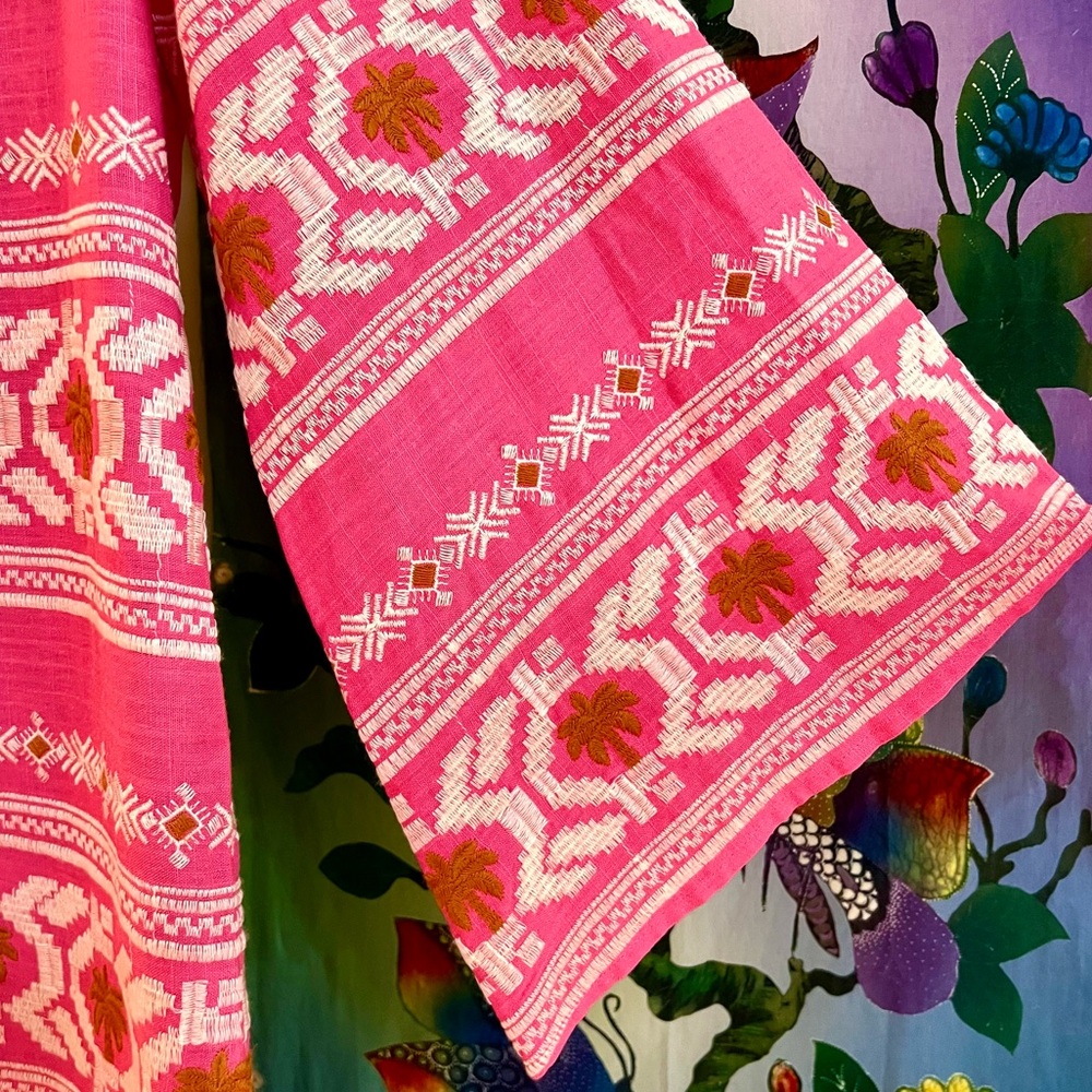 🌺🎉HP🎉🌺 NWOT Johanna Ortiz Apurimac Embroidered Mini Dress - Picture 14 of 16